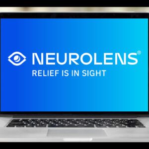 Neurolens Primary Logo with Tagline – White – Vector File