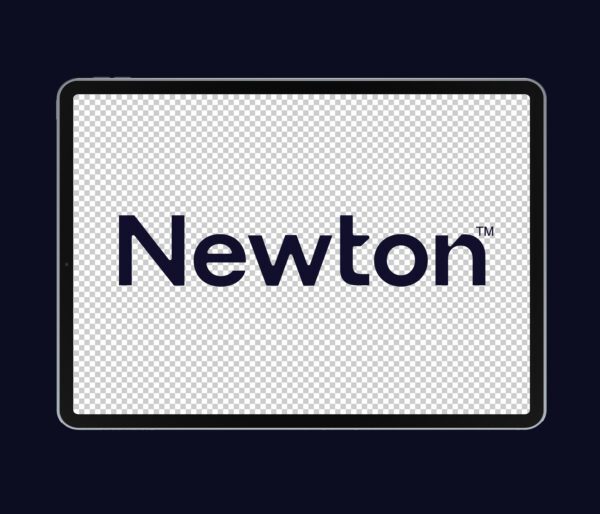 Logo - Newton - Dark Blue - Transparent PNG